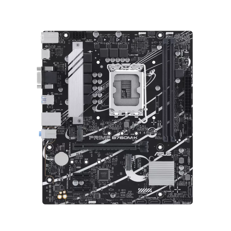 ASUS PRIME B760M-K DDR5 LGA1700 Micro-ATX Motherboard thumbnail 2