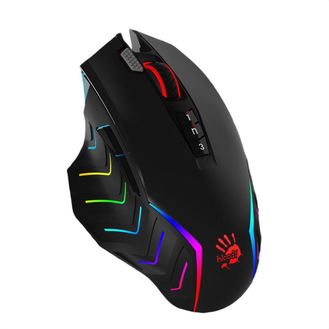 Bloody J95s Gaming Mouse Stone Black thumbnail 2
