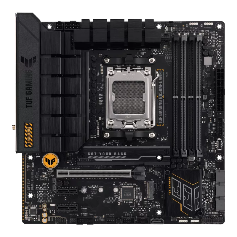 ASUS TUF GAMING B650M-E WIFI DDR5 AM5 Micro-ATX Motherboard thumbnail 2