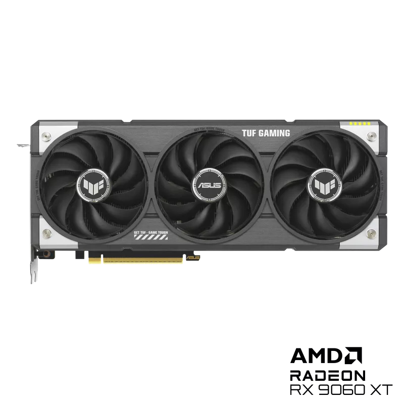 ASUS TUF Gaming Radeon RX 9060 XT OC Edition 16GB Triple Fan Graphics Card thumbnail 2