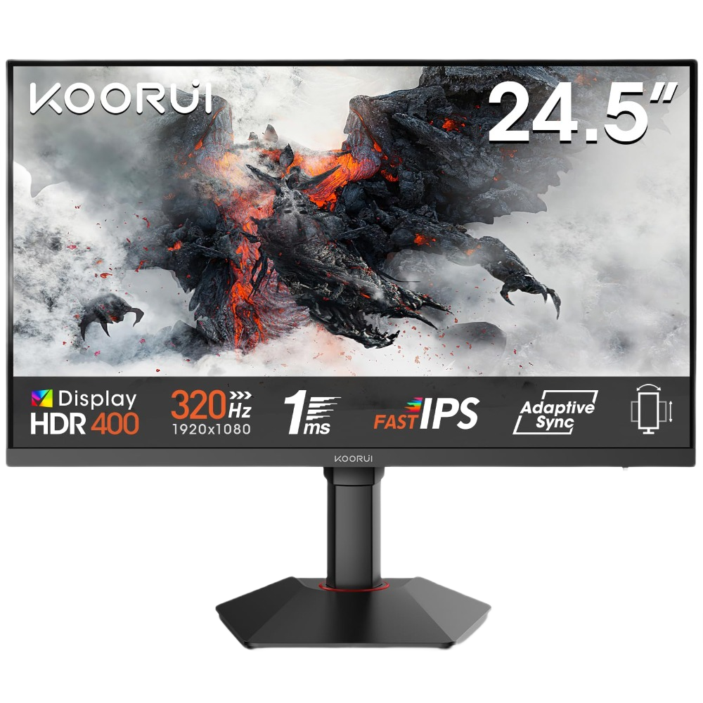  KOORUI G2511E 25-inch FHD IPS 320Hz 1ms Monitor