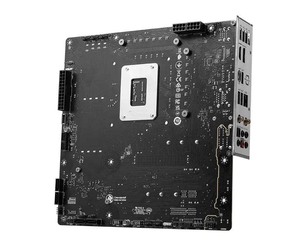 MSI B760M PROJECT ZERO DDR5 LGA1700 Micro-ATX Motherboard thumbnail 4