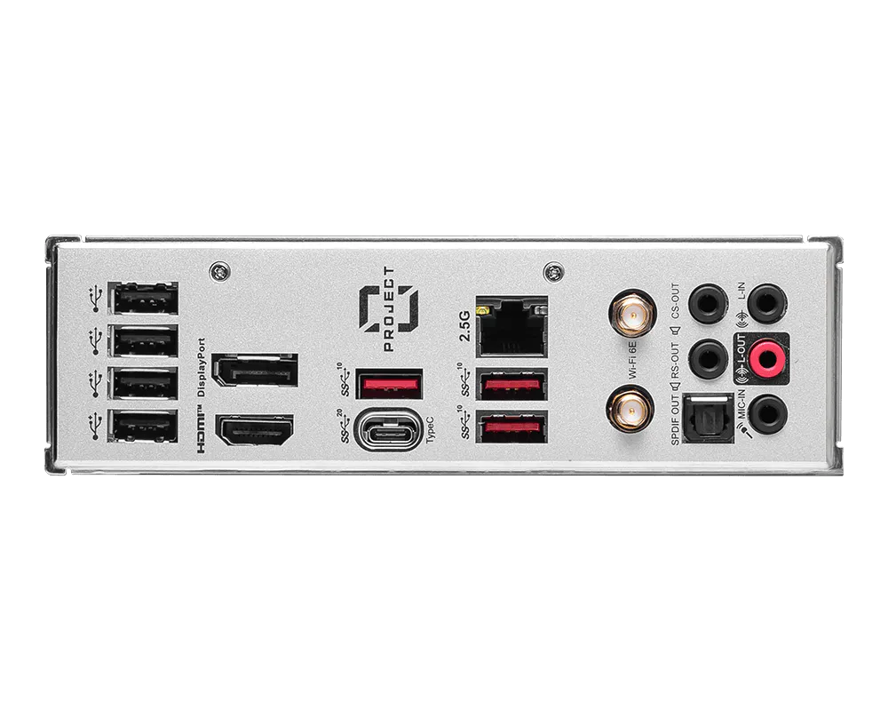 MSI B760M PROJECT ZERO DDR5 LGA1700 Micro-ATX Motherboard thumbnail 5