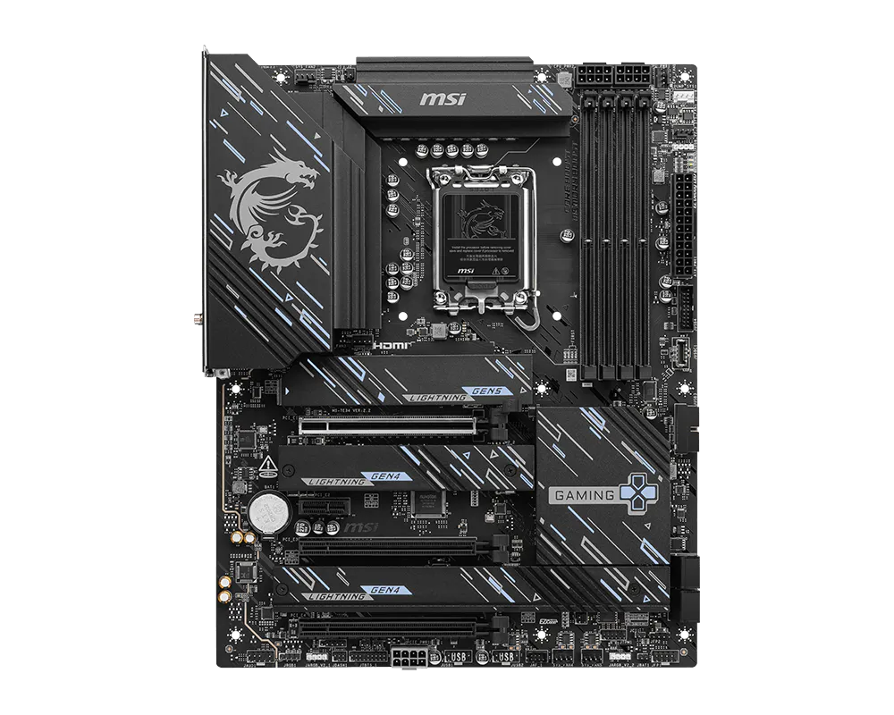 MSI GAMING Z890 GAMING PLUS WIFI DDR5 LGA1851 ATX Motherboard thumbnail 2