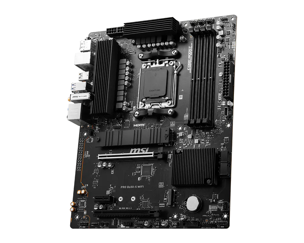 MSI PRO B650-S WIFI DDR5 AM5 ATX Motherboard thumbnail 3