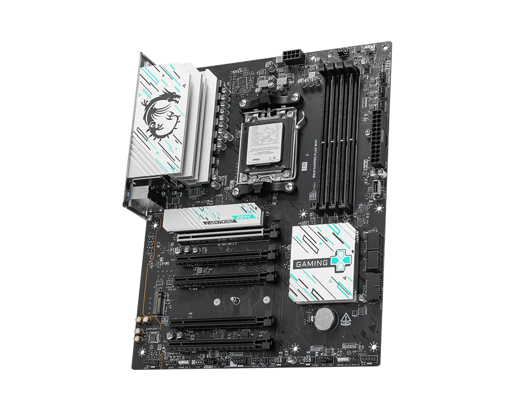 MSI B840 GAMING PLUS WIFI DDR5 AM5 ATX Motherboard thumbnail 3