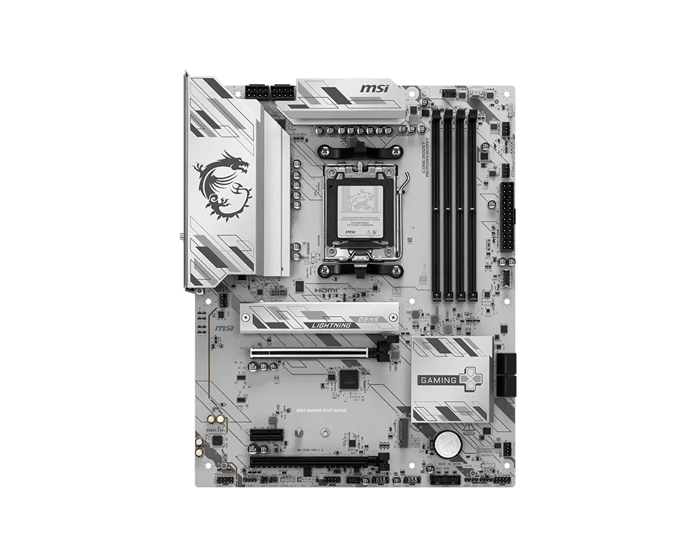 MSI B850 GAMING PLUS WIFI6E DDR5 AM5 ATX Motherboard thumbnail 2