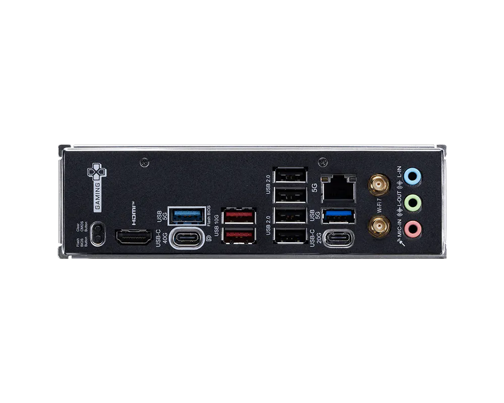 MSI X870E GAMING PLUS WIFI DDR5 AM5 ATX Motherboard thumbnail 4