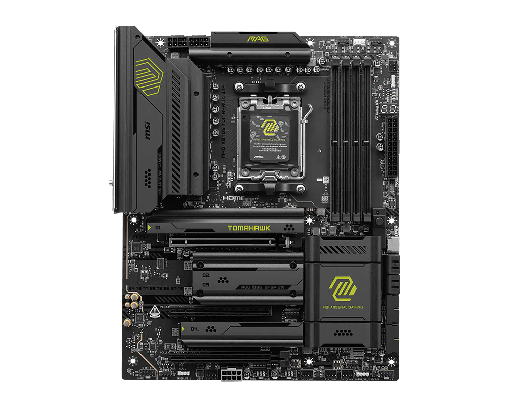 MSI MAG X870E TOMAHAWK WIFI DDR5 AM5 ATX Motherboard thumbnail 2