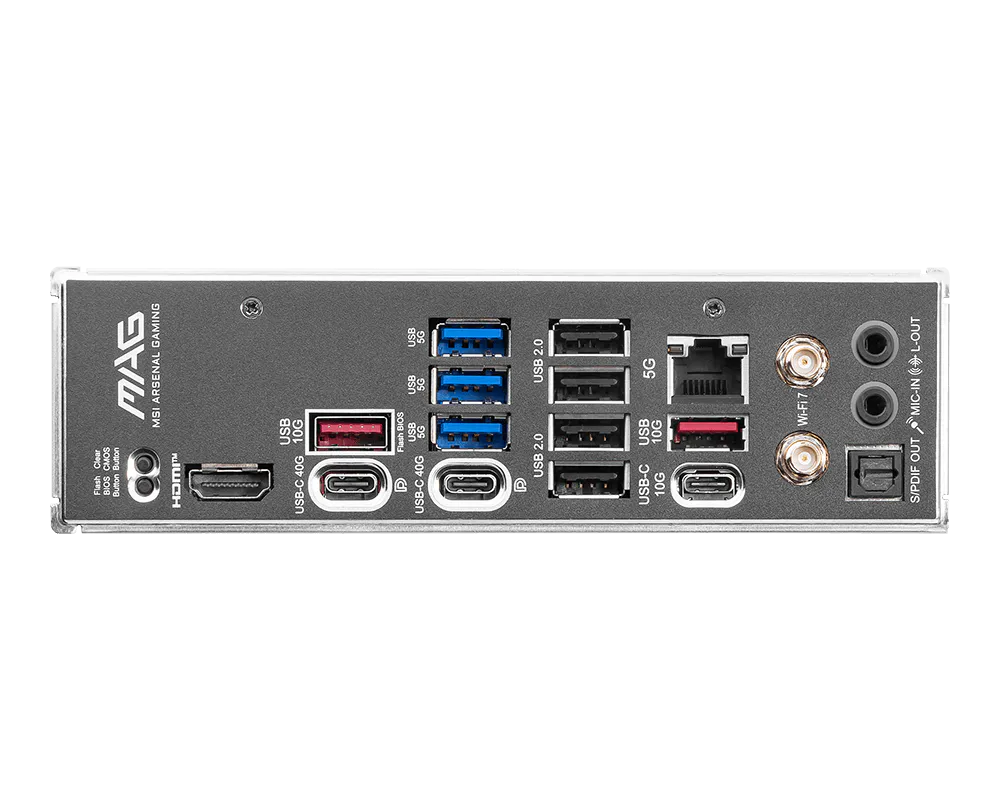 MSI MAG X870E TOMAHAWK WIFI DDR5 AM5 ATX Motherboard thumbnail 4