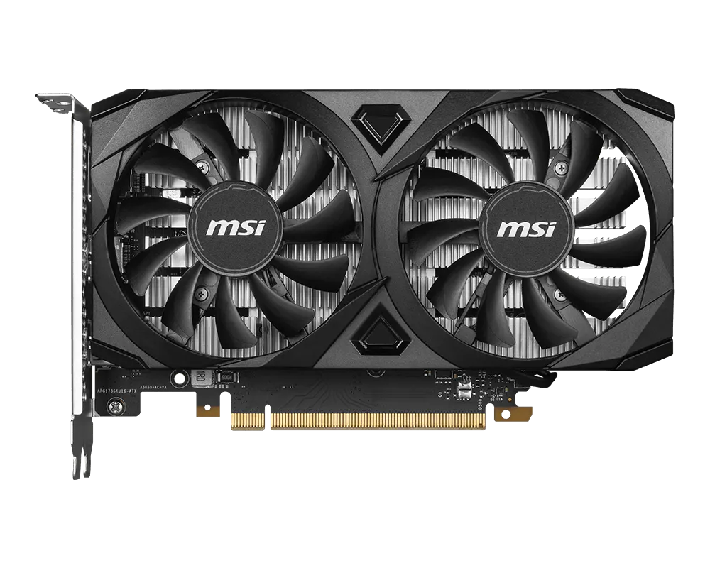 MSI Ventus GeForce RTX 3050 VENTUS 2X OC 6GB Dual Fan Graphics Card thumbnail 2