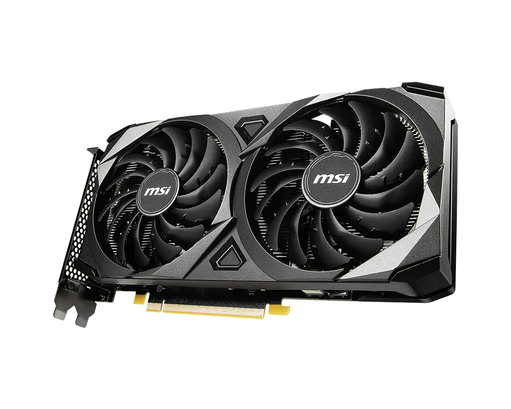 MSI Ventus GeForce RTX 3060 VENTUS 2X OC 12GB Dual Fan Graphics Card thumbnail 3
