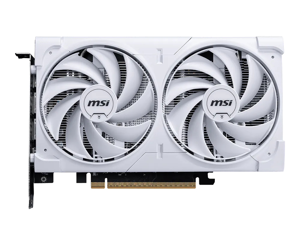 MSI Ventus GeForce RTX 5060 VENTUS 2X OC WHITE 8GB Dual Fan Graphics Card thumbnail 2