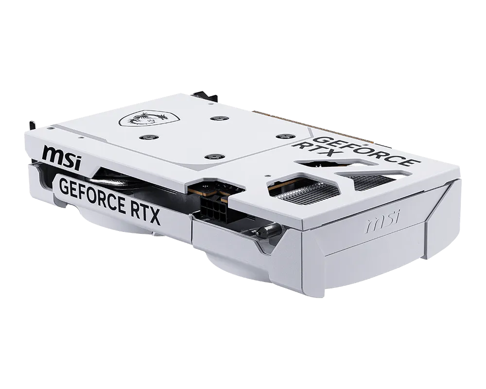 MSI Ventus GeForce RTX 5060 VENTUS 2X OC WHITE 8GB Dual Fan Graphics Card thumbnail 4