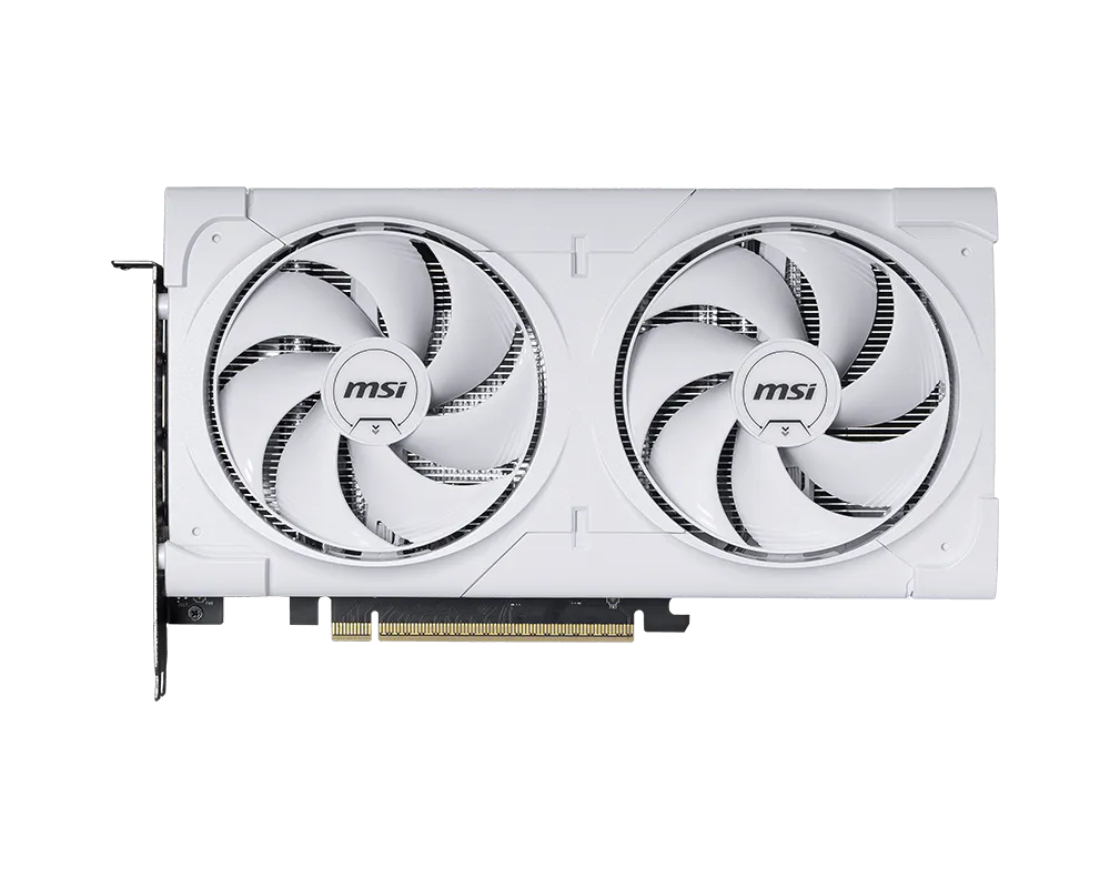 MSI GeForce RTX 5060 Ti 8G VENTUS 2X OC WHITE PLUS 8GB Dual Fan Graphics Card thumbnail 2