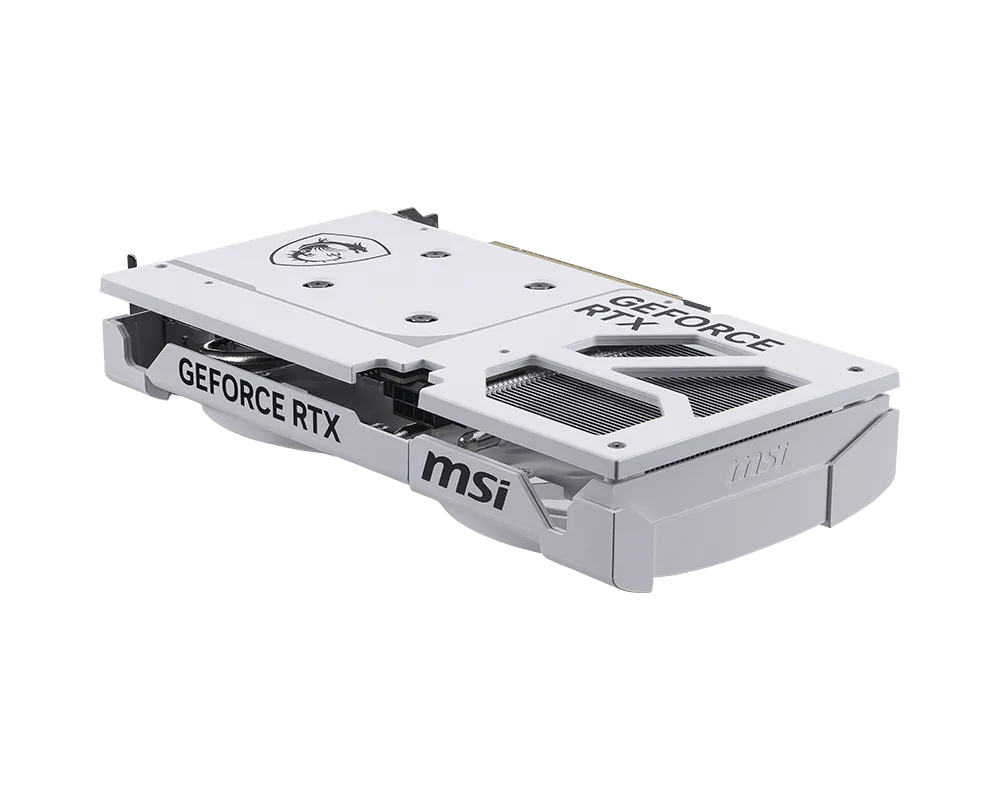 MSI GeForce RTX 5060 Ti 8G VENTUS 2X OC WHITE PLUS 8GB Dual Fan Graphics Card thumbnail 3