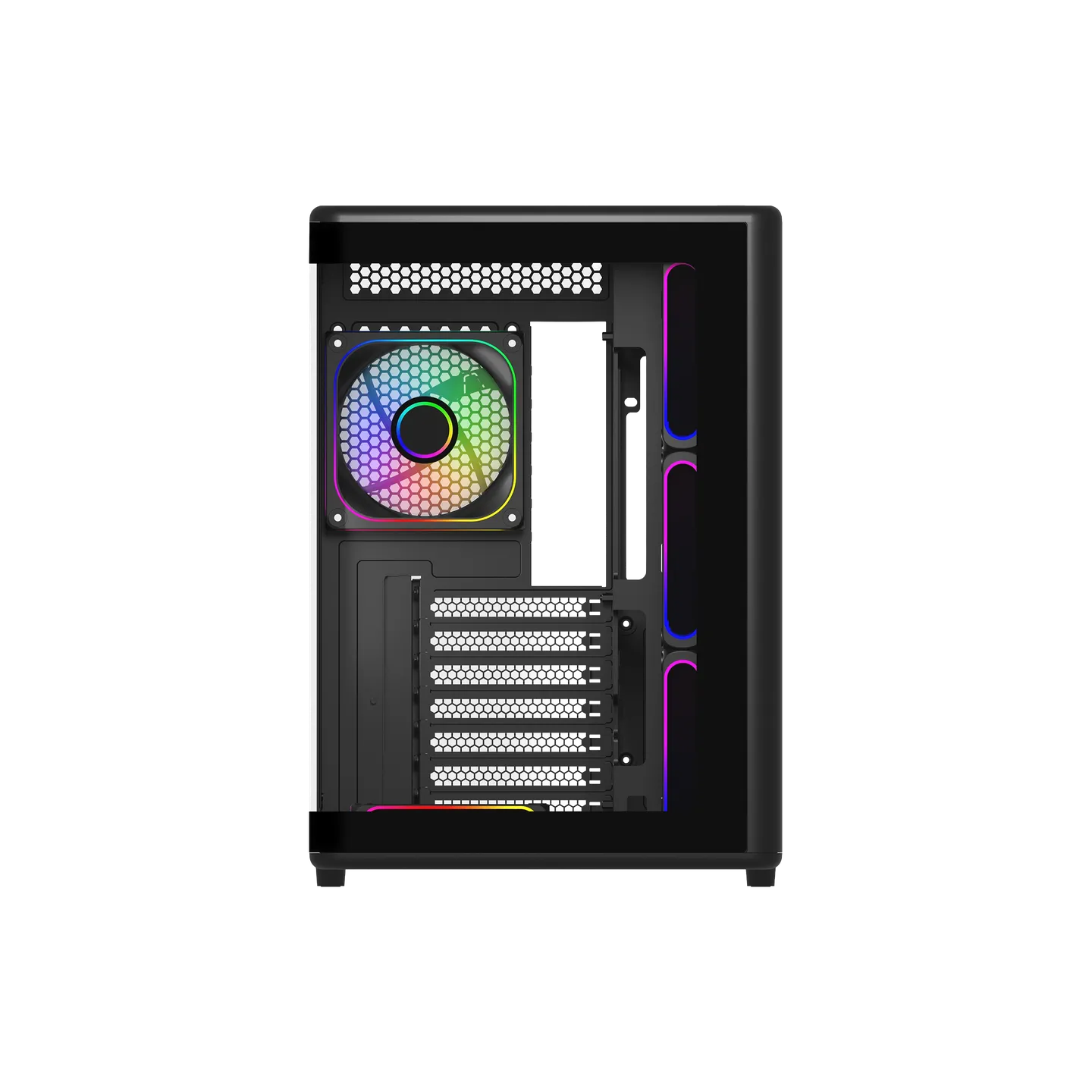 Cooler Master Elite 600 Mid Tower PC Case Black thumbnail 3