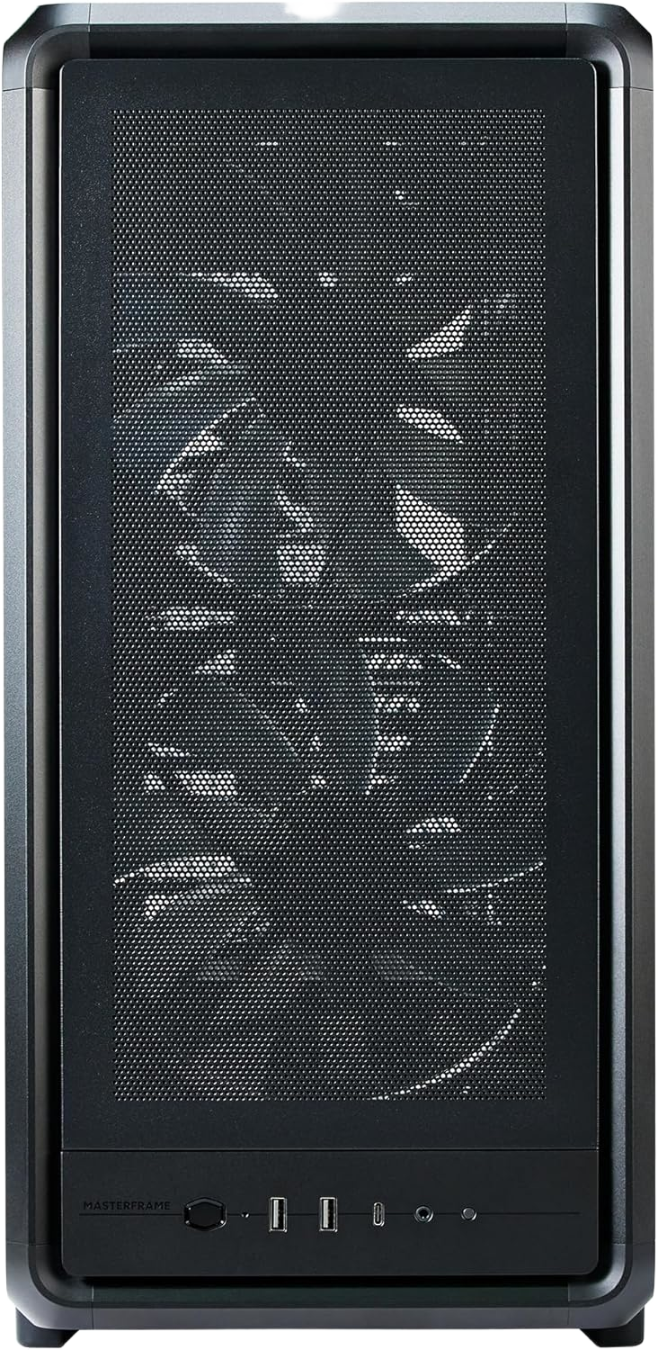 Cooler Master MasterFrame 500 Mesh ARGB Mid Tower PC Case Black thumbnail 2