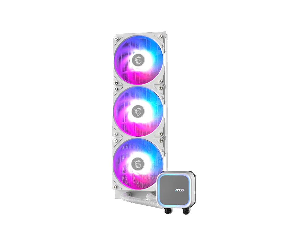 Corsair iCUE H150i Elite LCD 360mm AIO Liquid CPU Cooler White thumbnail 3