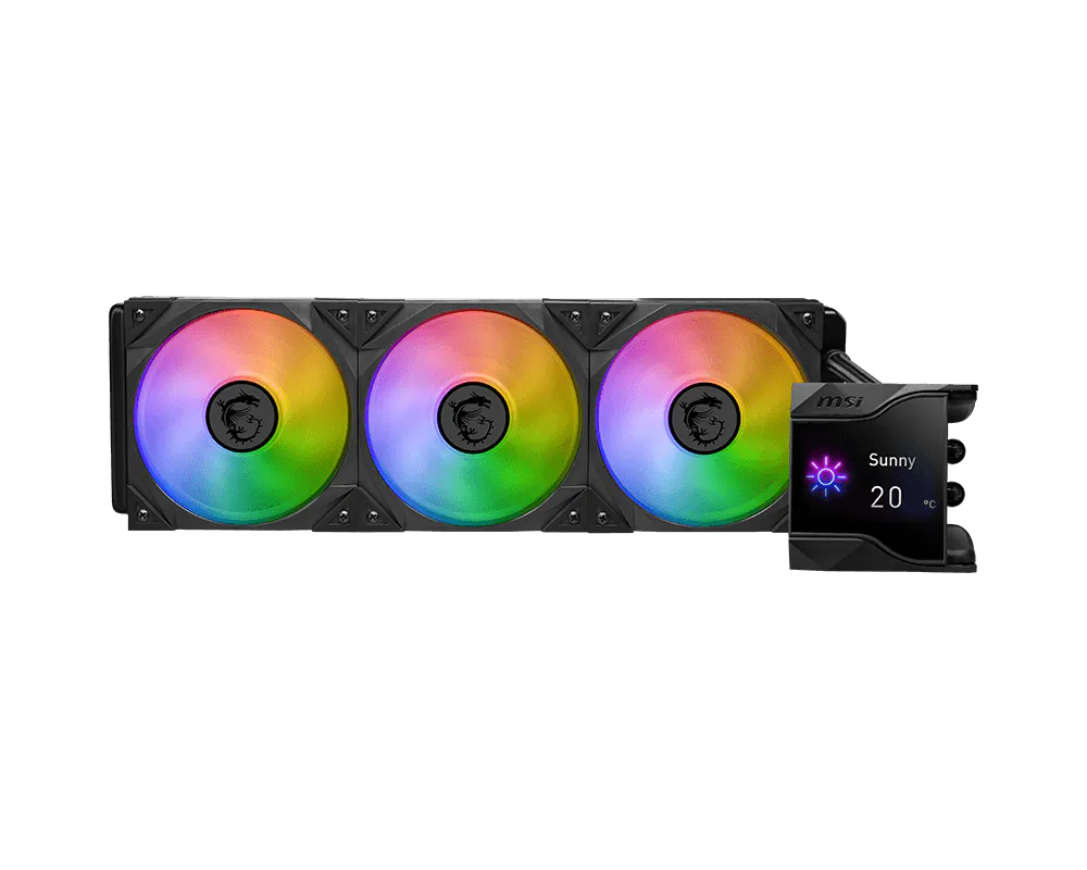 MSI MPG CORELIQUID D360 360mm AIO Liquid CPU Cooler - Thumbnail 2