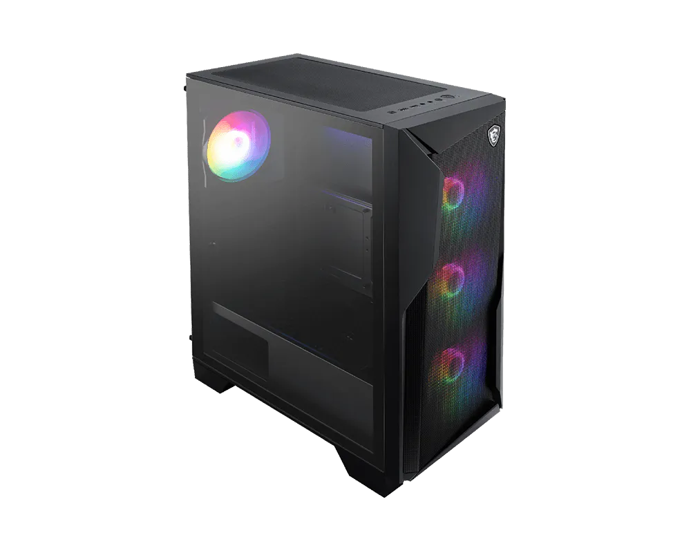 MSI MAG FORGE 130A AIRFLOW Mid Tower PC Case - Thumbnail 2