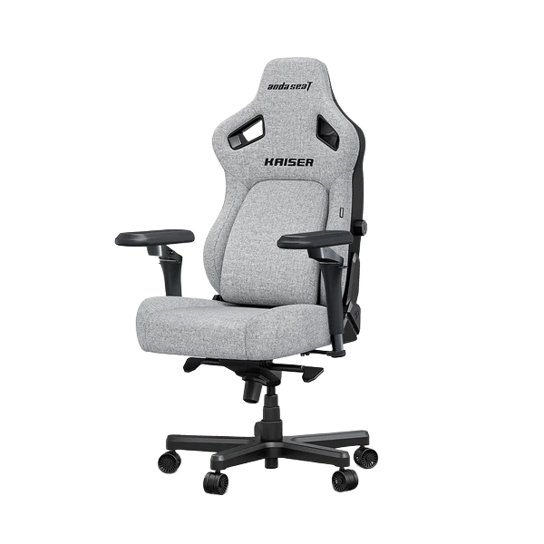 AndaSeat Kaiser 4 V2 L Linen Fabric Gaming Chair Grey thumbnail 2