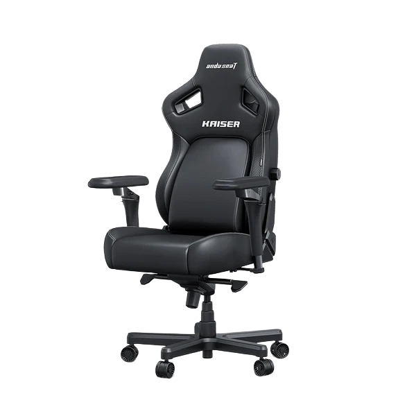 AndaSeat Kaiser 4 V2 XL PU Leather Gaming Chair Black thumbnail 2