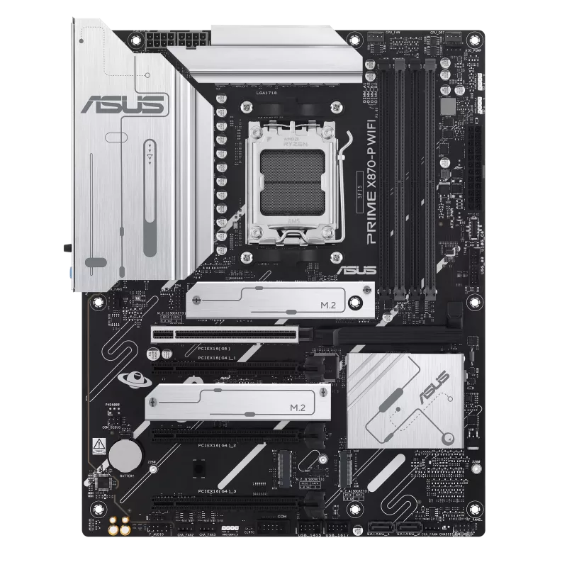 ASUS PRIME X870-P WIFI-CSM DDR5 AM5 ATX Motherboard - Thumbnail 3