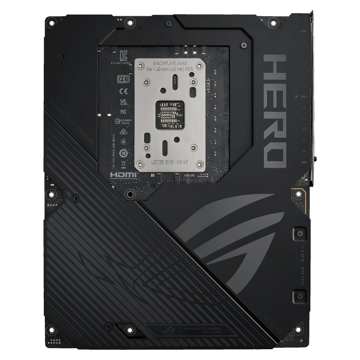 ASUS ROG CROSSHAIR X870E HERO DDR5 AM5 ATX Motherboard - Thumbnail 4