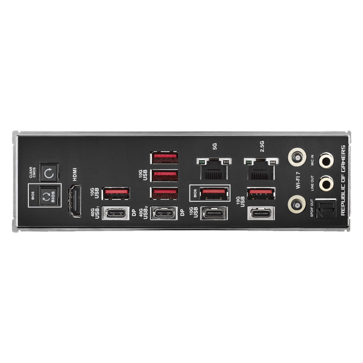 ASUS ROG CROSSHAIR X870E HERO DDR5 AM5 ATX Motherboard - Thumbnail 5