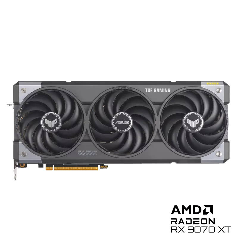 ASUS TUF Gaming Radeon RX 9070 XT OC Edition 16GB Triple Fan Graphics Card - Thumbnail 2