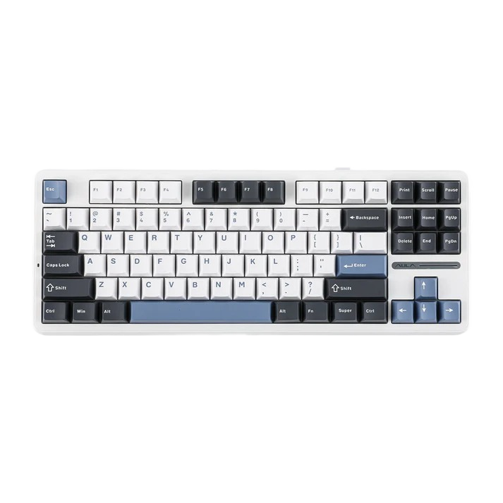 Color: Light grey, White and Blue (Gray wood switch V4)