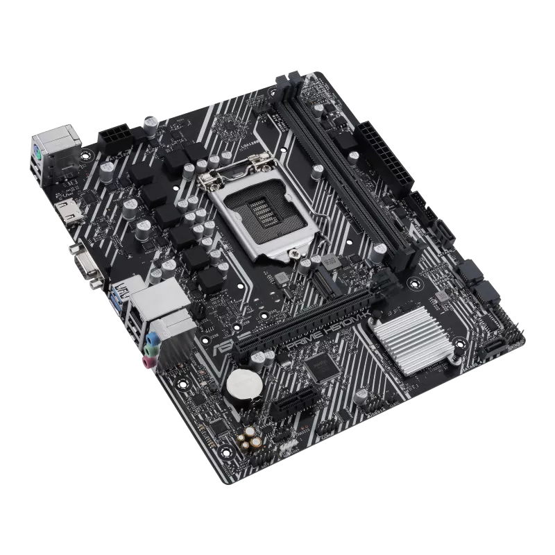 ASUS PRIME H510M-K D4 DDR4 LGA1200 Micro-ATX Motherboard - Thumbnail 3