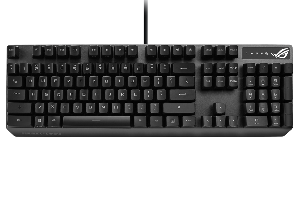 ASUS ROG Strix Scope RX Full Size Optical Gaming Keyboard - Thumbnail 2
