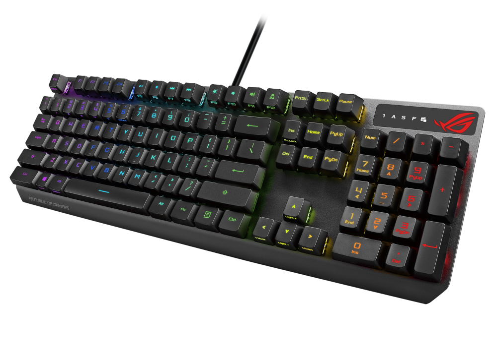 ASUS ROG Strix Scope RX Full Size Optical Gaming Keyboard - Thumbnail 4