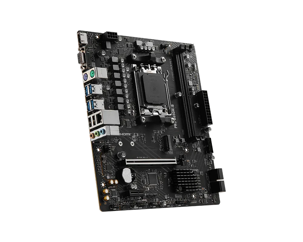 MSI PRO B650M-B DDR5 AM5 Micro-ATX Motherboard - Thumbnail 4